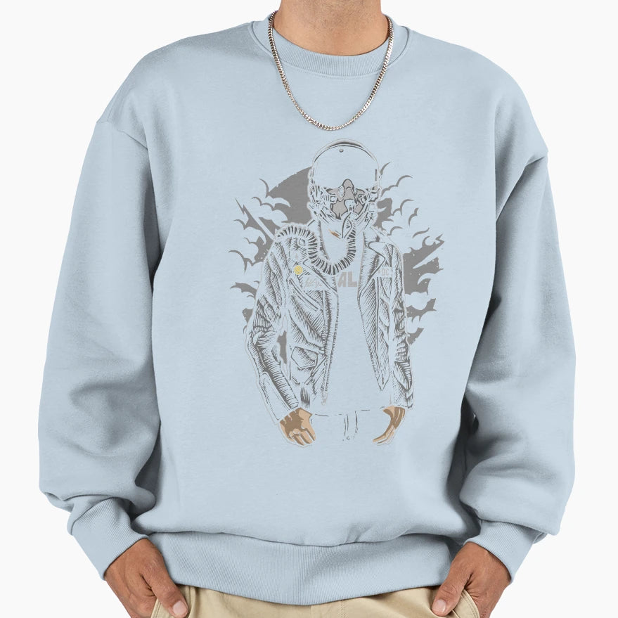 Sky Fighter Sweatshirt - Fun Novelty Design Men Women - T-Shirt, Sweatshirt, Hoodie
