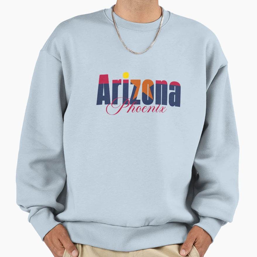Us Capital Arizona Phoenix Sweatshirt - Graphic Print Unisex - T-Shirt, Sweatshirt, Hoodie
