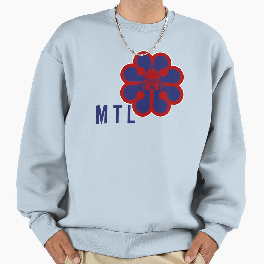 Montr Al Logo Sweatshirt - Fun Novelty Design for Adults - T-Shirt, Sweatshirt, Hoodie