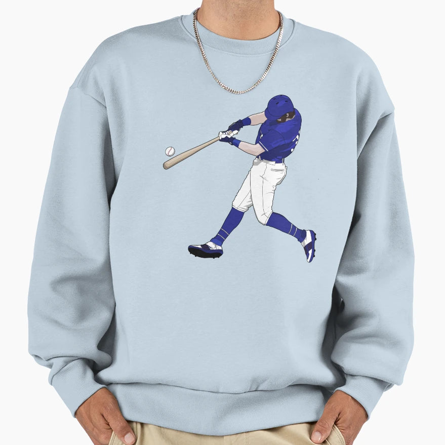 Baseball Player 01 Sweatshirt - Aesthetic Graphic Unisex - T-Shirt, Sweatshirt, Hoodie