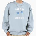 I Adore Manta Rays Sweatshirt - Casual Everyday Wear Unisex - T-Shirt, Sweatshirt, Hoodie