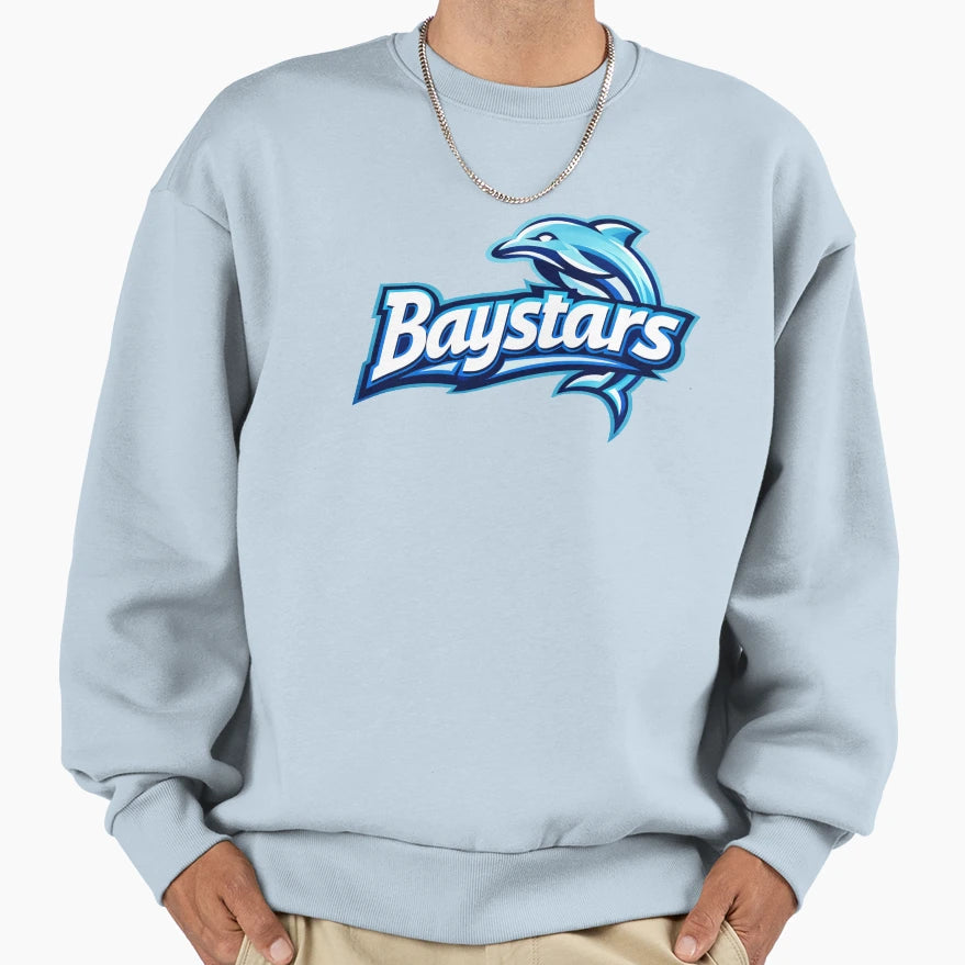 Nh Baystars Full Logo Sweatshirt - Trendy Graphic for Adults - T-Shirt, Sweatshirt, Hoodie