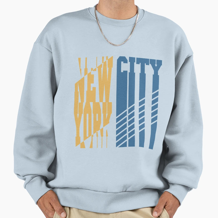 Nyc Typography New York Sweatshirt - Minimalist Print Unisex - T-Shirt, Sweatshirt, Hoodie