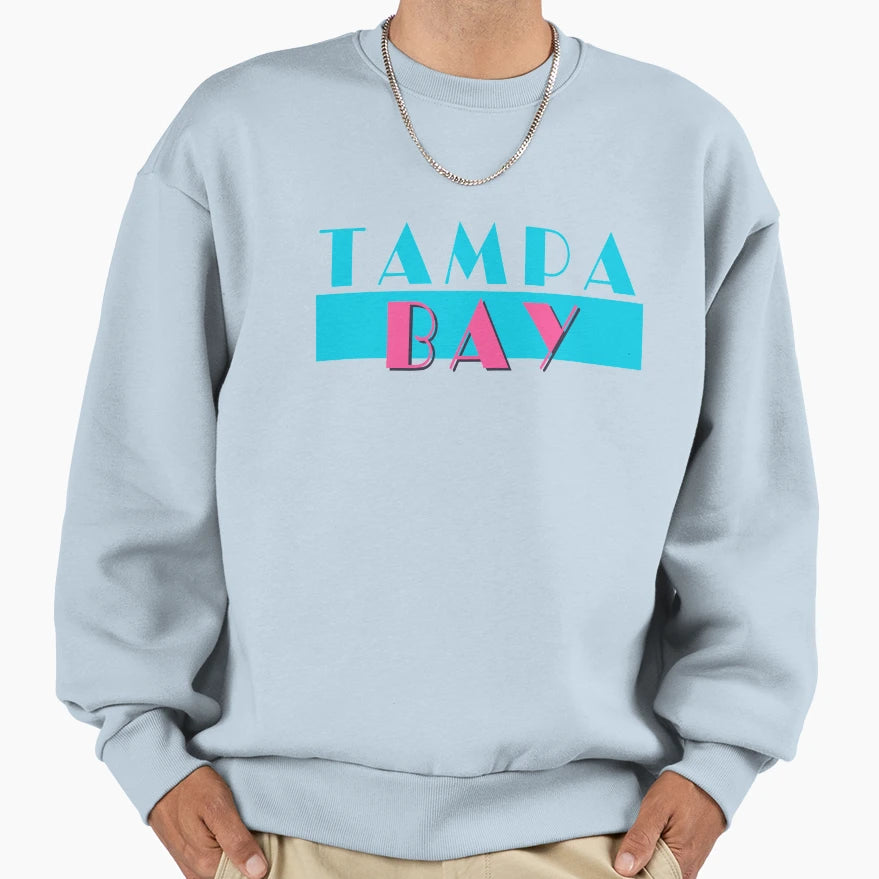 Tampa Bay Florida Vice Sweatshirt - Casual Everyday Wear Men Women - T-Shirt, Sweatshirt, Hoodie