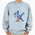 Blue Jay Bird Sweatshirt - Custom Art Print Unisex - T-Shirt, Sweatshirt, Hoodie