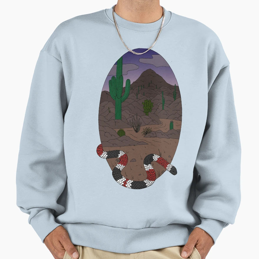 Sonoran Coral Snake Micruroides Sweatshirt - Custom Art Print Unisex - T-Shirt, Sweatshirt, Hoodie