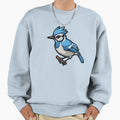Bubblegum Bluejay Bird Sweatshirt - Unique Graphic Unisex - T-Shirt, Sweatshirt, Hoodie