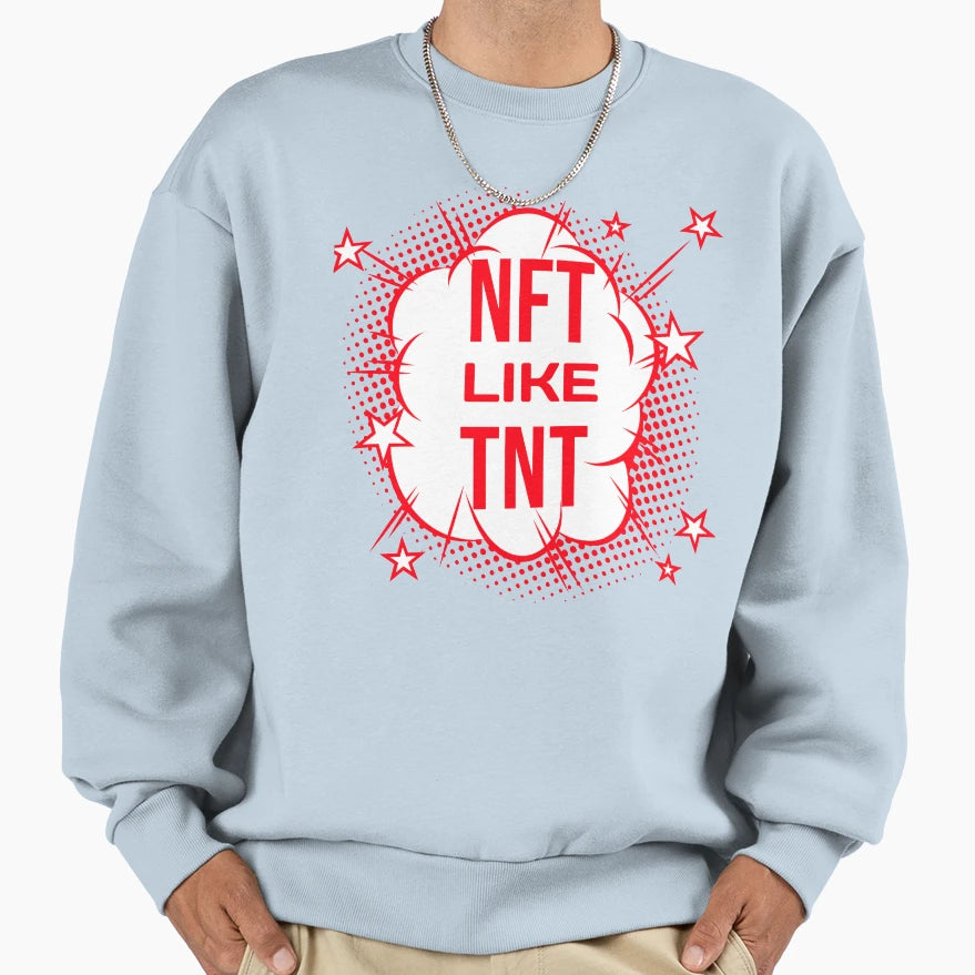 Nft Like Tnt Technology Sweatshirt - Graphic Print for Adults - T-Shirt, Sweatshirt, Hoodie