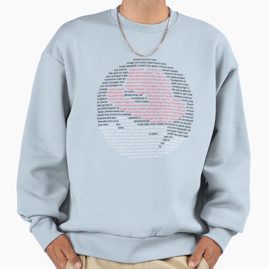 Red Hat Commands Sweatshirt - Casual Everyday Wear Men Women - T-Shirt, Sweatshirt, Hoodie