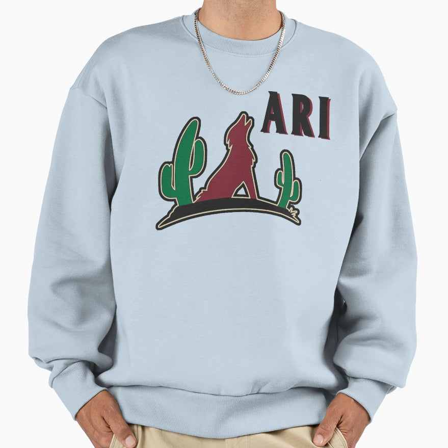 Arizona Howl Moon Sweatshirt - Trendy Graphic Men Women - T-Shirt, Sweatshirt, Hoodie