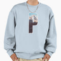 Letter P Mountain Photo Art Sweatshirt - Casual Everyday Wear Men Women - T-Shirt, Sweatshirt, Hoodie