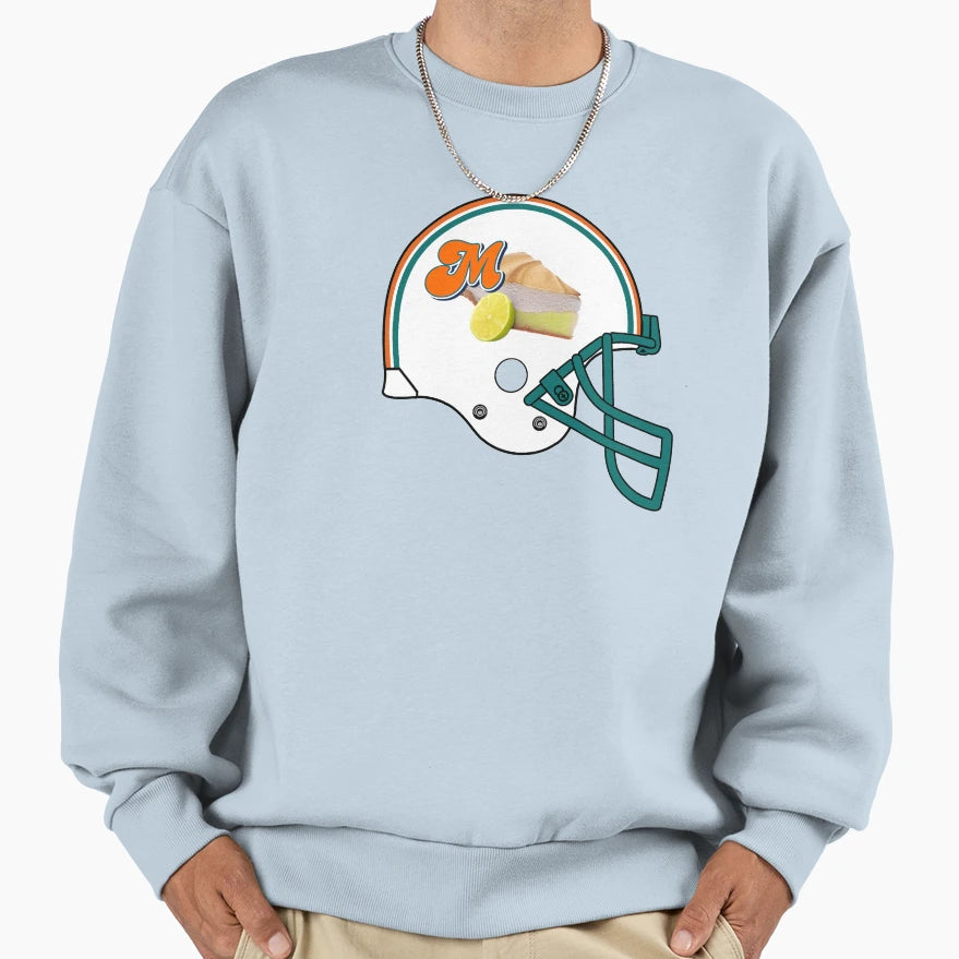 Miami Key Lime Pies Helmet Sweatshirt - Graphic Print Unisex - T-Shirt, Sweatshirt, Hoodie