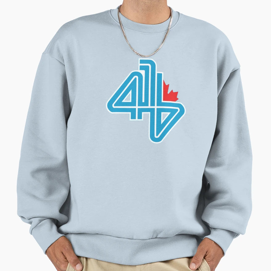 Baseball Toronto 416 Area Code Sweatshirt - Aesthetic Graphic Men Women - T-Shirt, Sweatshirt, Hoodie