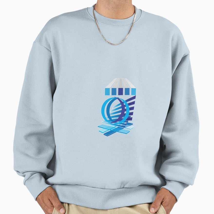 Circles And Squares Sweatshirt - Graphic Print for Adults - T-Shirt, Sweatshirt, Hoodie