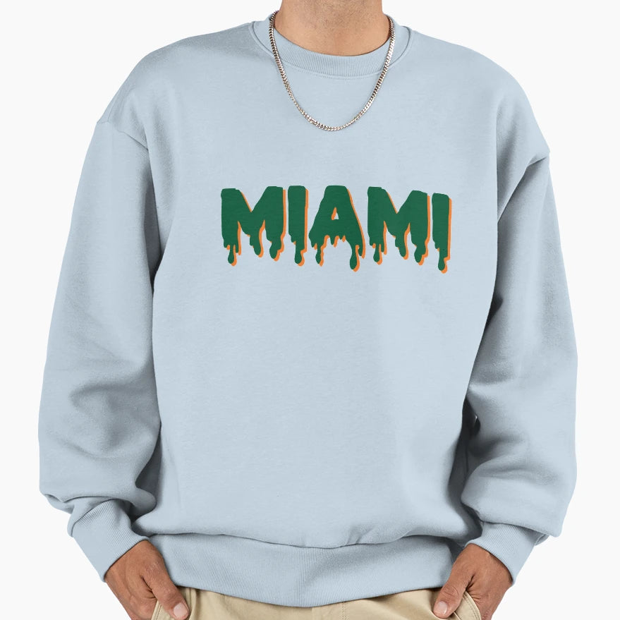 University Miami Sweatshirt - Unique Graphic for Adults - T-Shirt, Sweatshirt, Hoodie