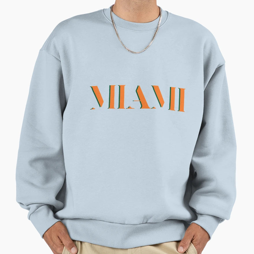 University Miami Sweatshirt - Fun Novelty Design Unisex - T-Shirt, Sweatshirt, Hoodie