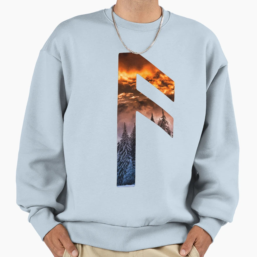 Ansuz Nature Sweatshirt - Streetwear Style for Adults - T-Shirt, Sweatshirt, Hoodie