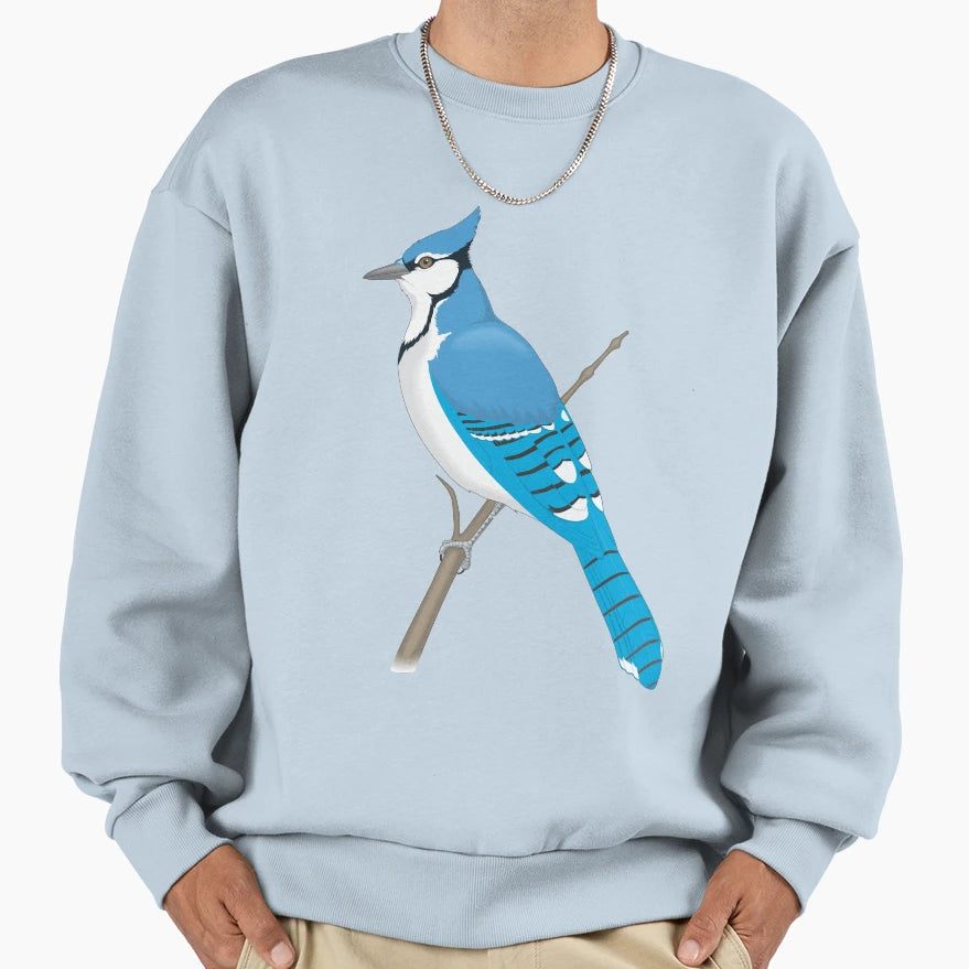 Blue Jay Sweatshirt - Aesthetic Graphic for Adults - T-Shirt, Sweatshirt, Hoodie