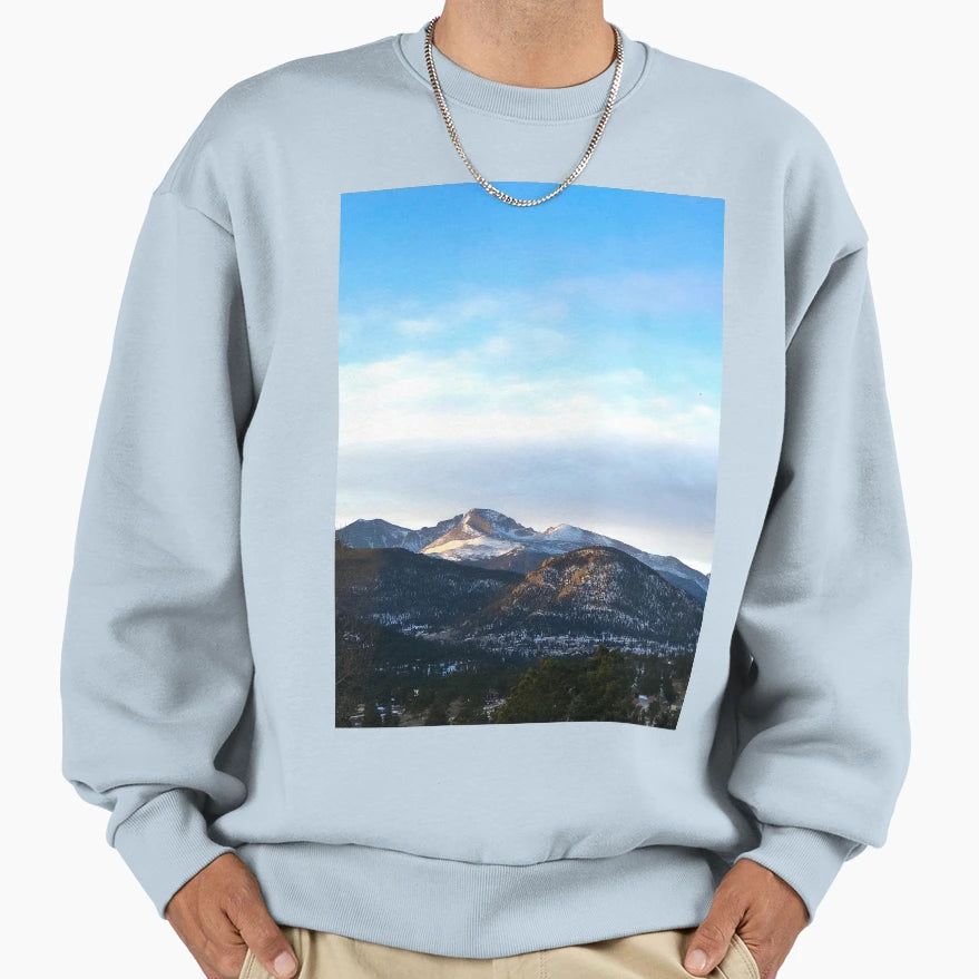 Colorado Mountain Landscape Sweatshirt - Unique Graphic Unisex - T-Shirt, Sweatshirt, Hoodie