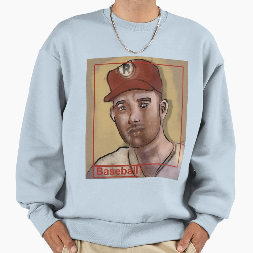 Baseball Sweatshirt - Custom Art Print for Adults - T-Shirt, Sweatshirt, Hoodie