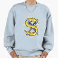 Crossed Baseball Bat Electric Lightning Sweatshirt - Graphic Print Unisex - T-Shirt, Sweatshirt, Hoodie
