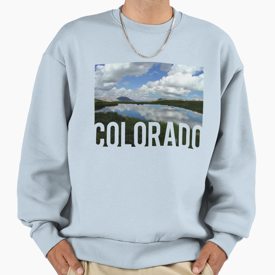 Colorado Lake Sweatshirt - Graphic Print for Adults - T-Shirt, Sweatshirt, Hoodie