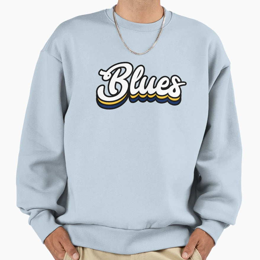 Blues Whitman College Sweatshirt - Novelty Apparel for Adults - T-Shirt, Sweatshirt, Hoodie