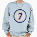 7 Pudge Sweatshirt - Minimalist Print for Adults - T-Shirt, Sweatshirt, Hoodie
