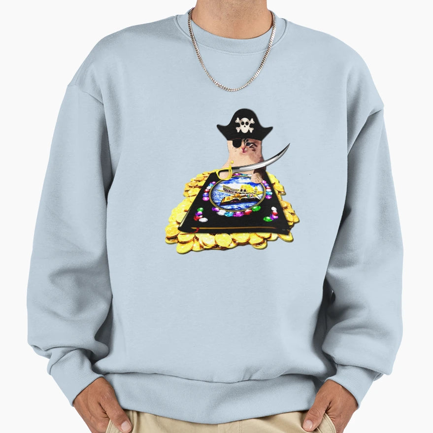 Pirate Sweatshirt - Trendy Graphic for Adults - T-Shirt, Sweatshirt, Hoodie