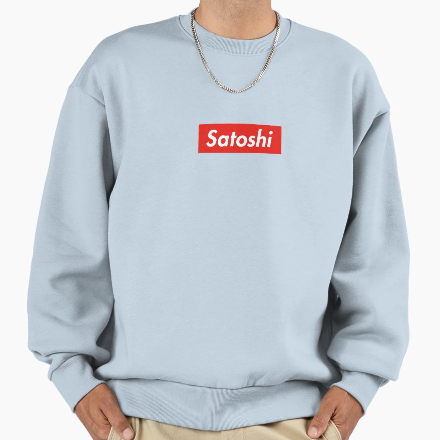 Satoshi Nakamoto Sweatshirt - Custom Art Print Men Women - T-Shirt, Sweatshirt, Hoodie