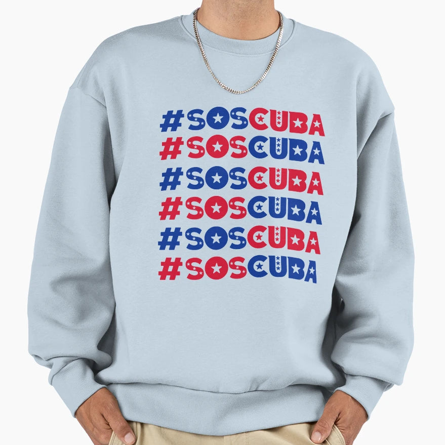 Soscuba Free Cuba Sweatshirt - Trendy Graphic Men Women - T-Shirt, Sweatshirt, Hoodie