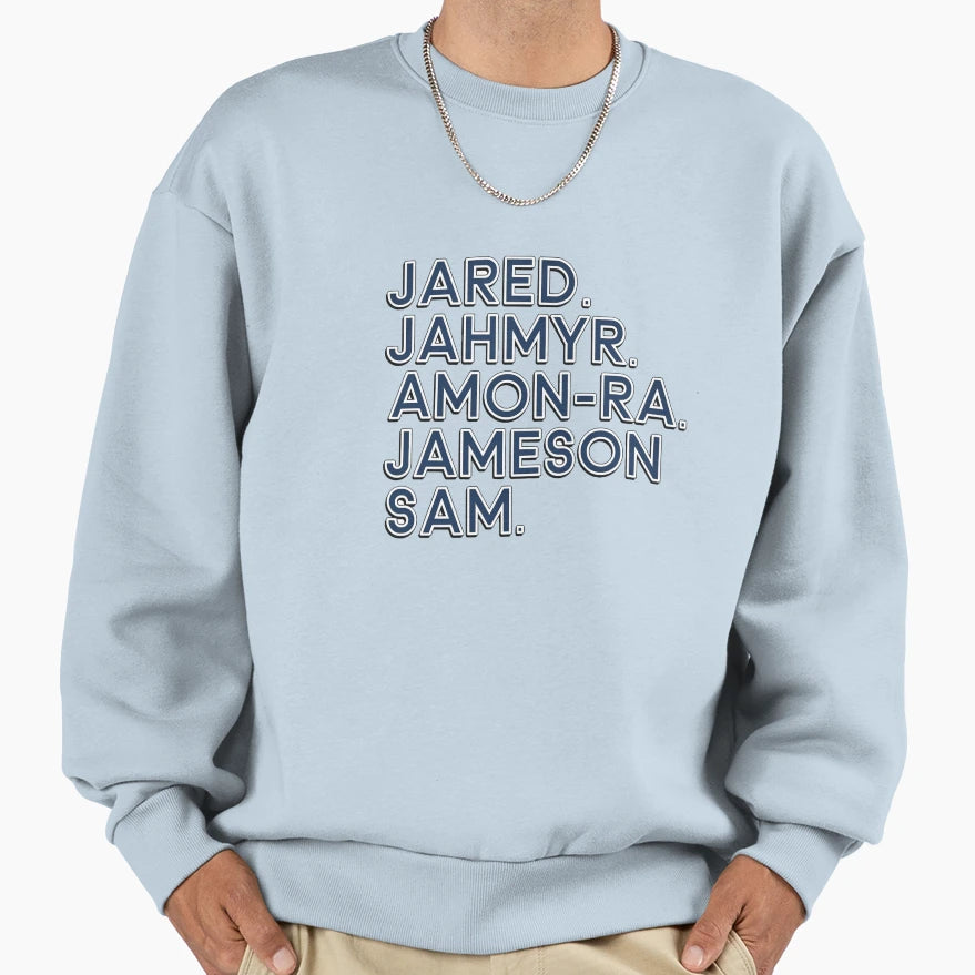 Detroit Lions Offense Sweatshirt - Minimalist Print Men Women - T-Shirt, Sweatshirt, Hoodie