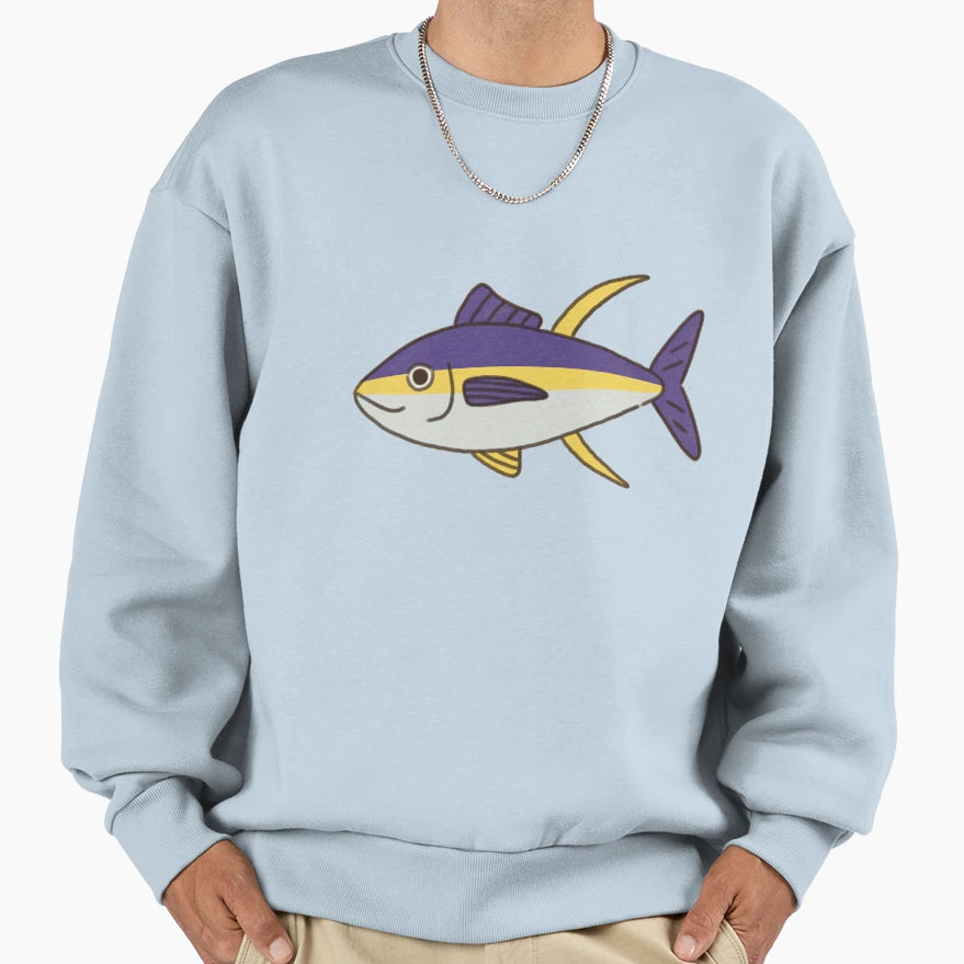Yellowfin Tuna Sweatshirt - Novelty Apparel for Adults - T-Shirt, Sweatshirt, Hoodie