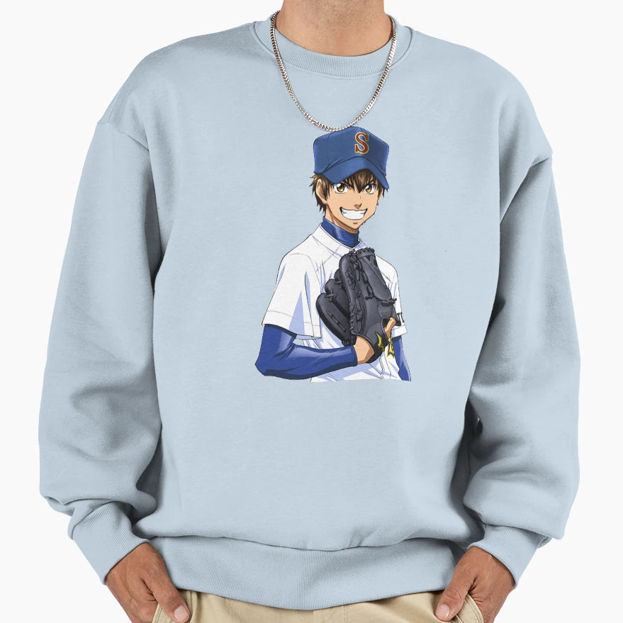 Ace Diamond Eijun Sawamura Sweatshirt - Graphic Print Unisex - T-Shirt, Sweatshirt, Hoodie