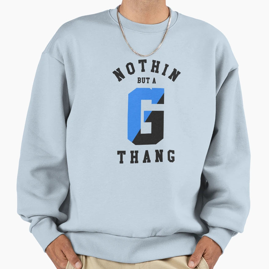 G Thang Carpet Blue Sweatshirt - Novelty Apparel for Adults - T-Shirt, Sweatshirt, Hoodie