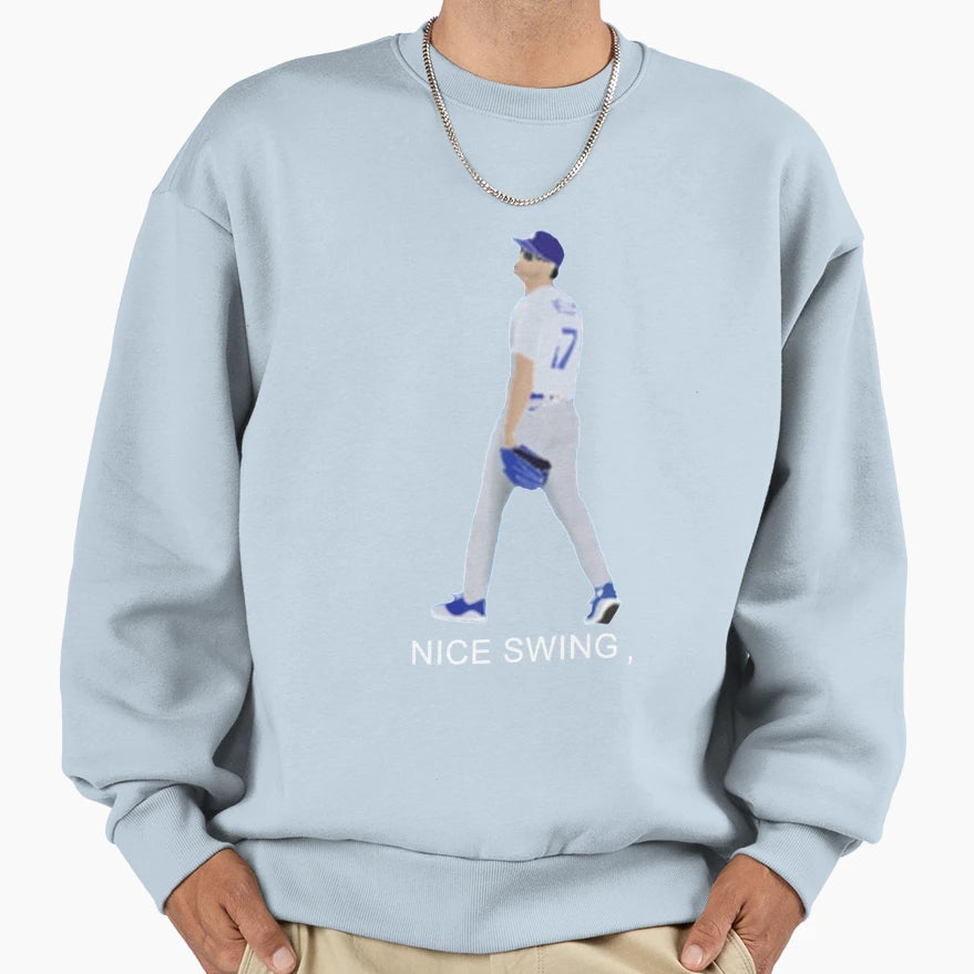Kellys Face Mocking Joe Nice Swing Sweatshirt - Trendy Graphic Unisex - T-Shirt, Sweatshirt, Hoodie