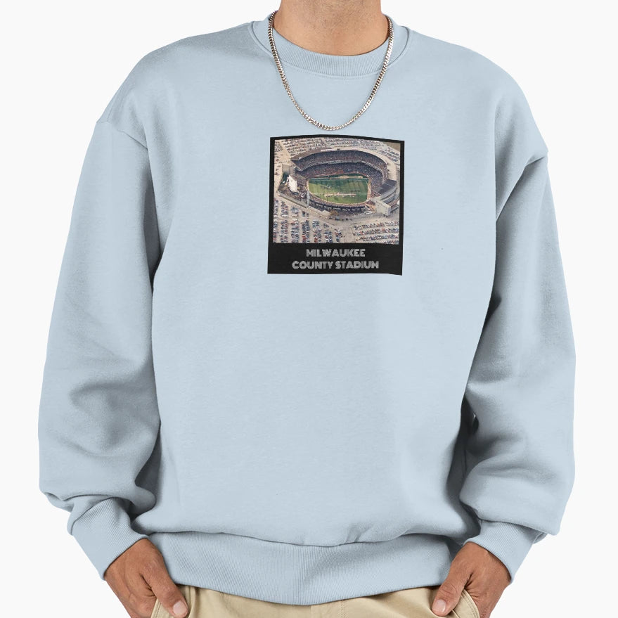 Milwaukee County Stadium Gold Sweatshirt - Fun Novelty Design Unisex - T-Shirt, Sweatshirt, Hoodie