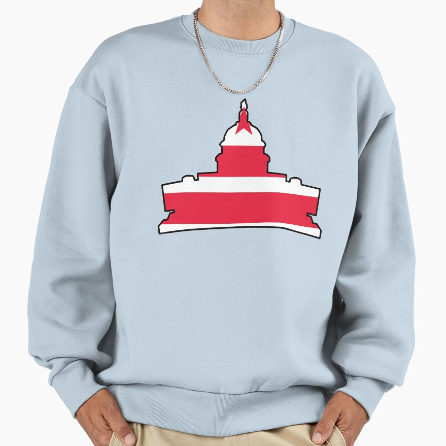 Washington Dc District Columbia Sweatshirt - Custom Art Print for Adults - T-Shirt, Sweatshirt, Hoodie