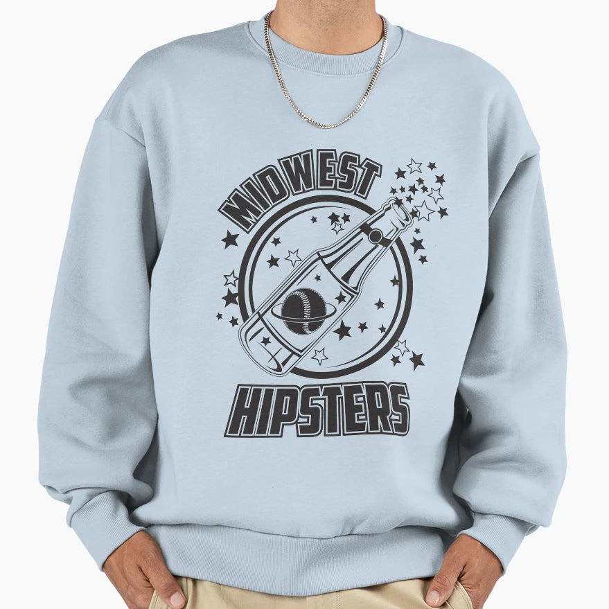 Midwest Hipsters Og Logo Sweatshirt - Minimalist Print for Adults - T-Shirt, Sweatshirt, Hoodie