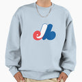 Montreal Expos Minimal Logo Sweatshirt - Graphic Print for Adults - T-Shirt, Sweatshirt, Hoodie