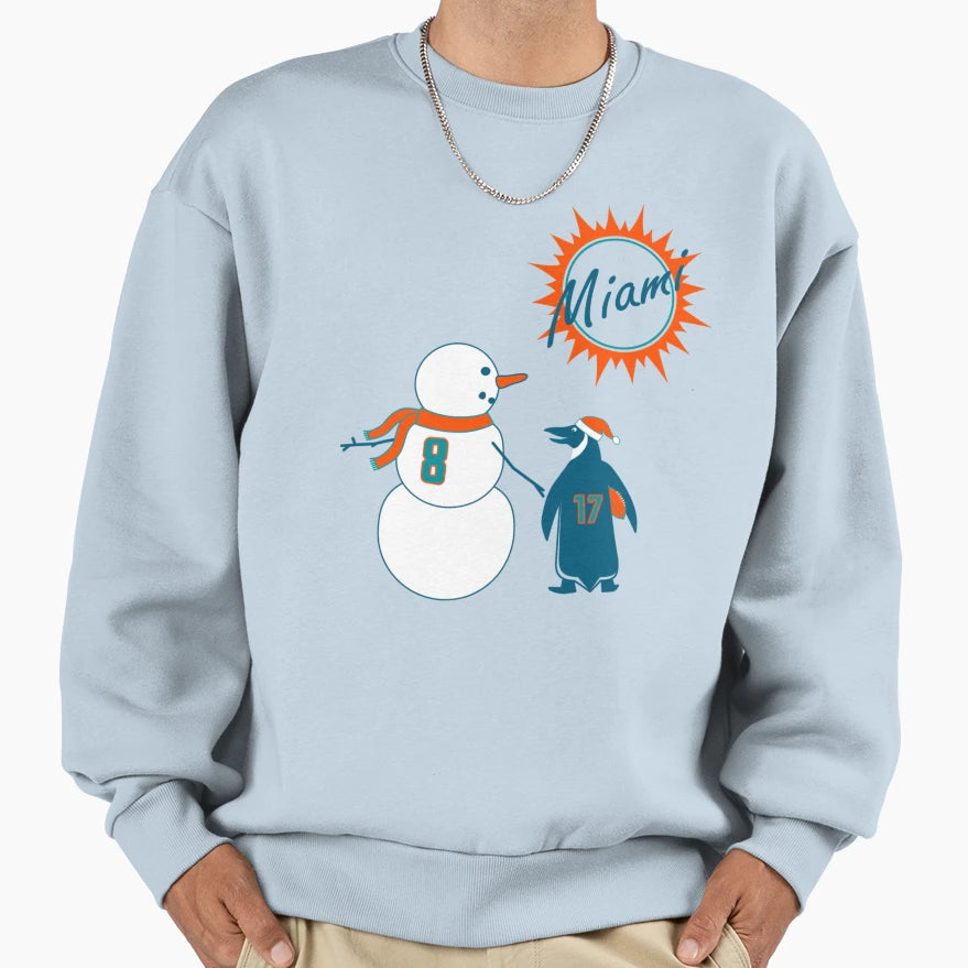 Dolphins Rookie Winter Sweatshirt - Unique Graphic for Adults - T-Shirt, Sweatshirt, Hoodie