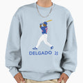 Carlos Delgado Name And Number Sweatshirt - Unique Graphic for Adults - T-Shirt, Sweatshirt, Hoodie
