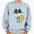 P Is Pirate Educational Illustration Sweatshirt - Fun Novelty Design Unisex - T-Shirt, Sweatshirt, Hoodie