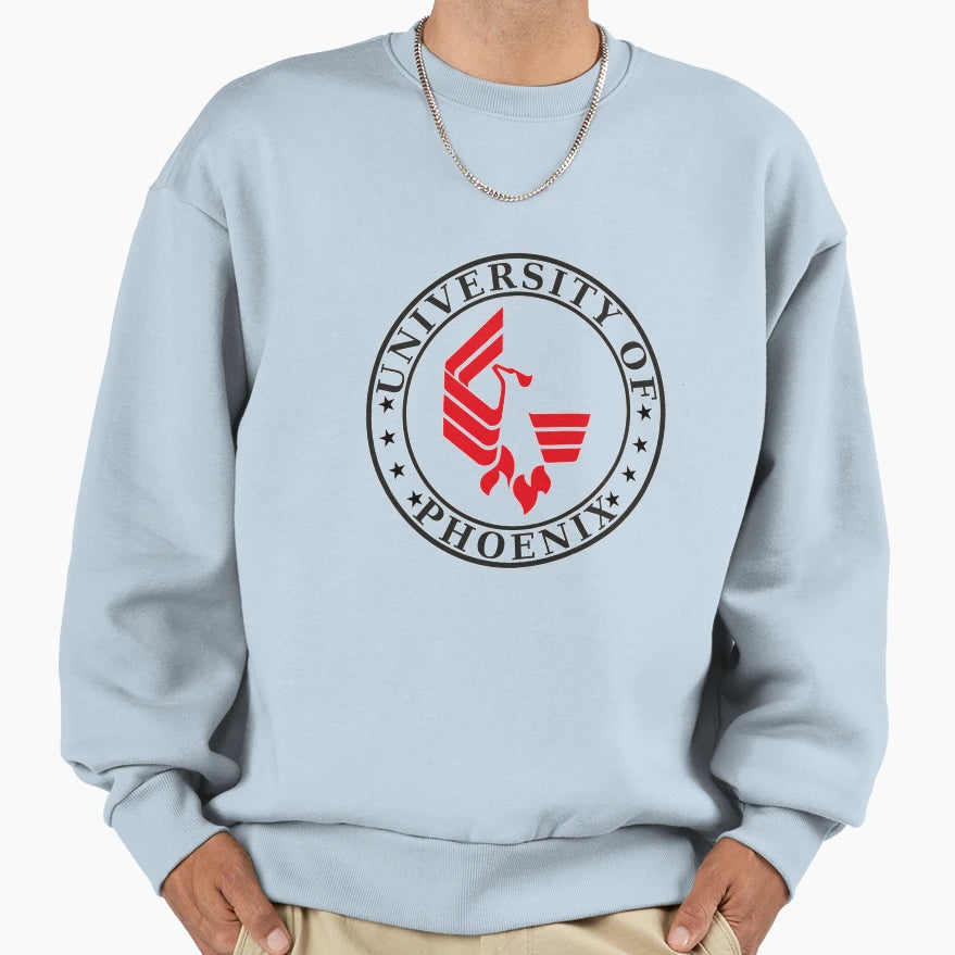University Phoenix Sweatshirt - Aesthetic Graphic Unisex - T-Shirt, Sweatshirt, Hoodie
