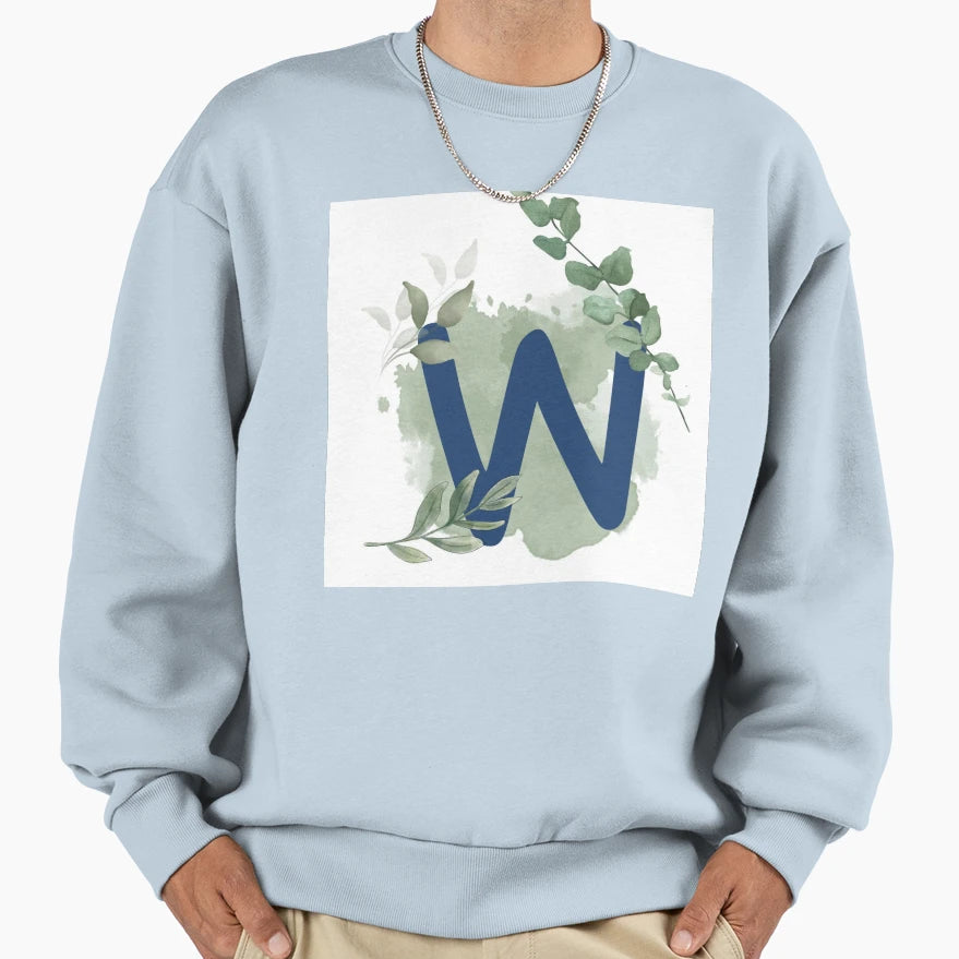 Initials W Sweatshirt - Fun Novelty Design Unisex - T-Shirt, Sweatshirt, Hoodie