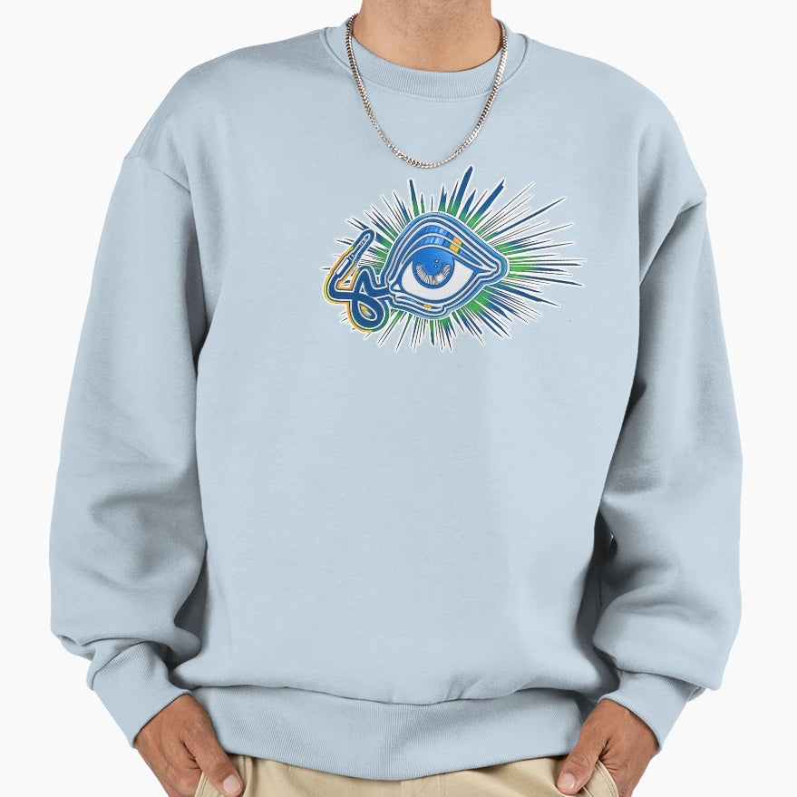 Technicoloureyeplugexplosion3 Sweatshirt - Casual Everyday Wear for Adults - T-Shirt, Sweatshirt, Hoodie