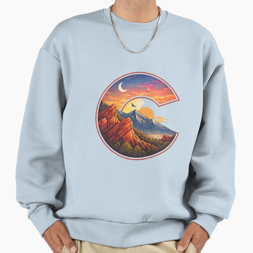Colorful Colorado Sweatshirt - Novelty Apparel Unisex - T-Shirt, Sweatshirt, Hoodie