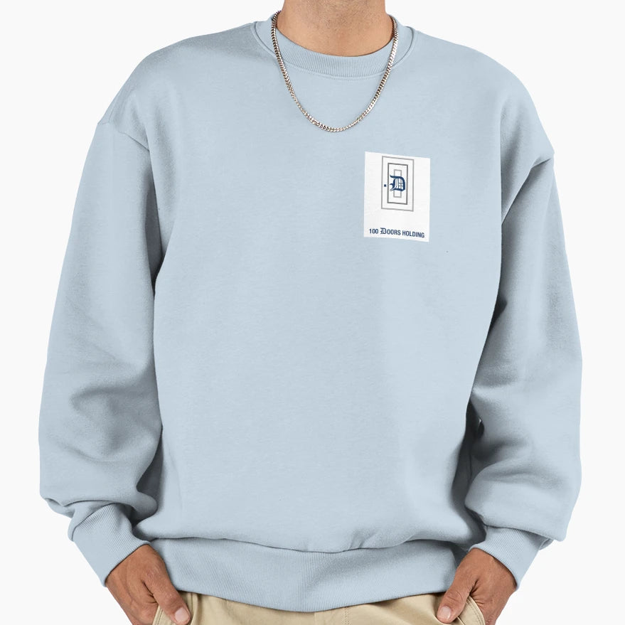 100 Doors Sweatshirt - Minimalist Print for Adults - T-Shirt, Sweatshirt, Hoodie