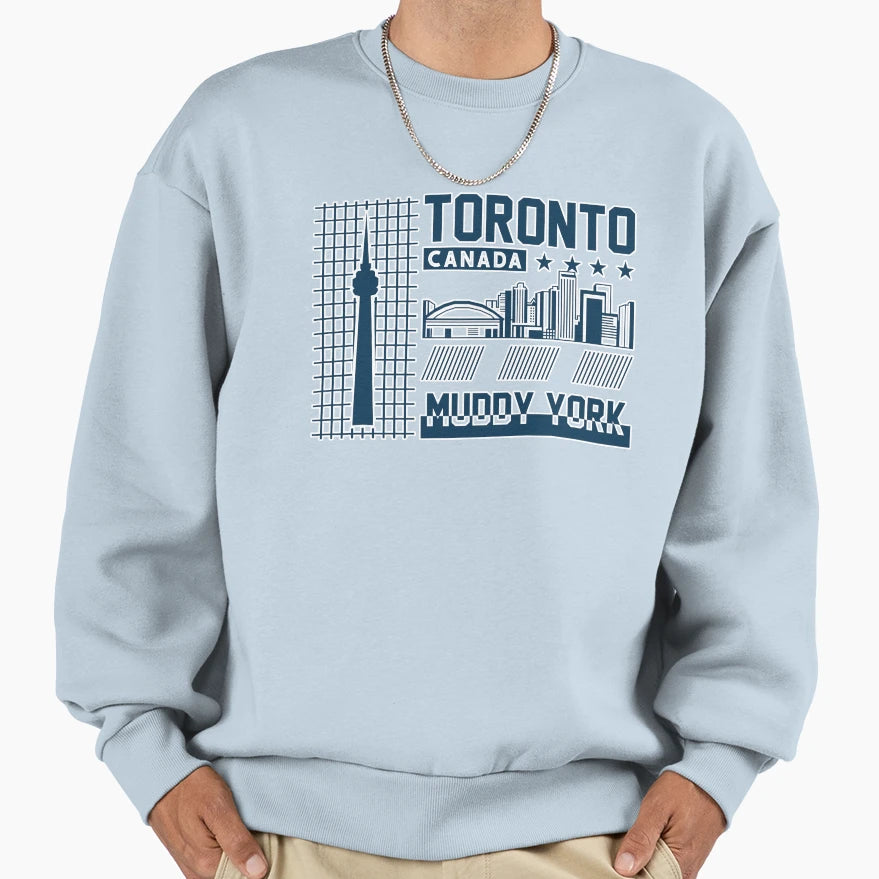 City Toronto Canada Sweatshirt - Fun Novelty Design Unisex - T-Shirt, Sweatshirt, Hoodie