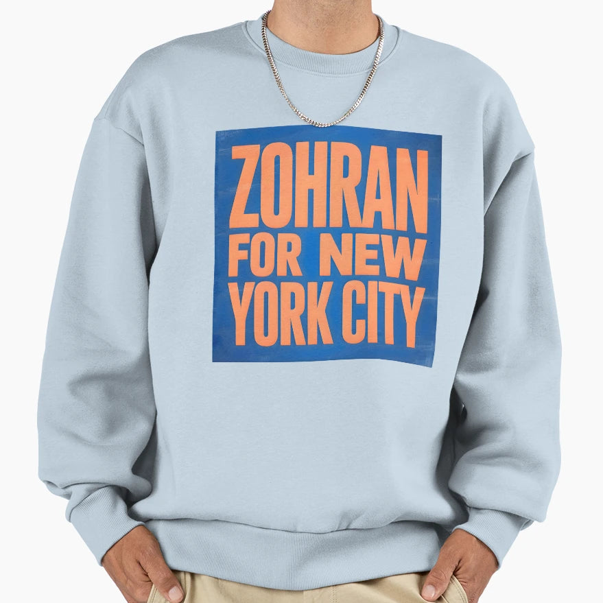 Zohran New York City Future Starts Sweatshirt - Streetwear Style Unisex - T-Shirt, Sweatshirt, Hoodie